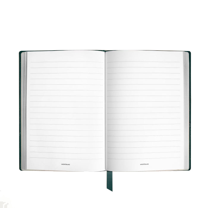 Medium-sized leather Montblanc notebook Sartorial, lined pages