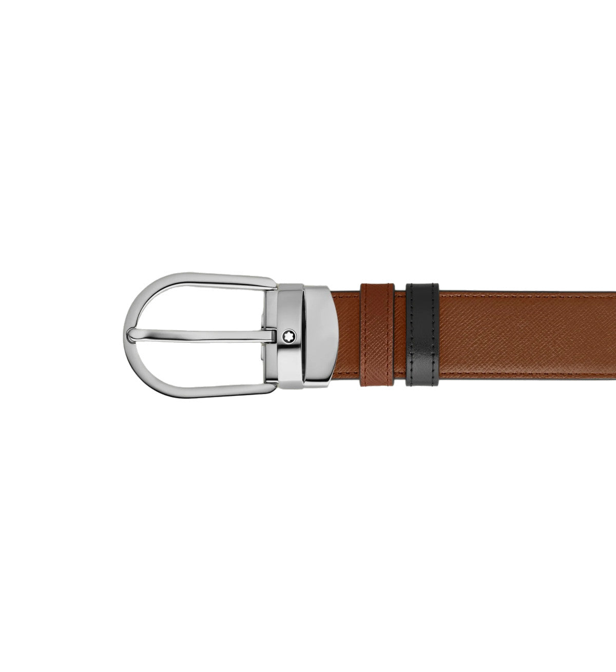 Montblanc 35 mm Reversible Belt in Black/Brown Leather