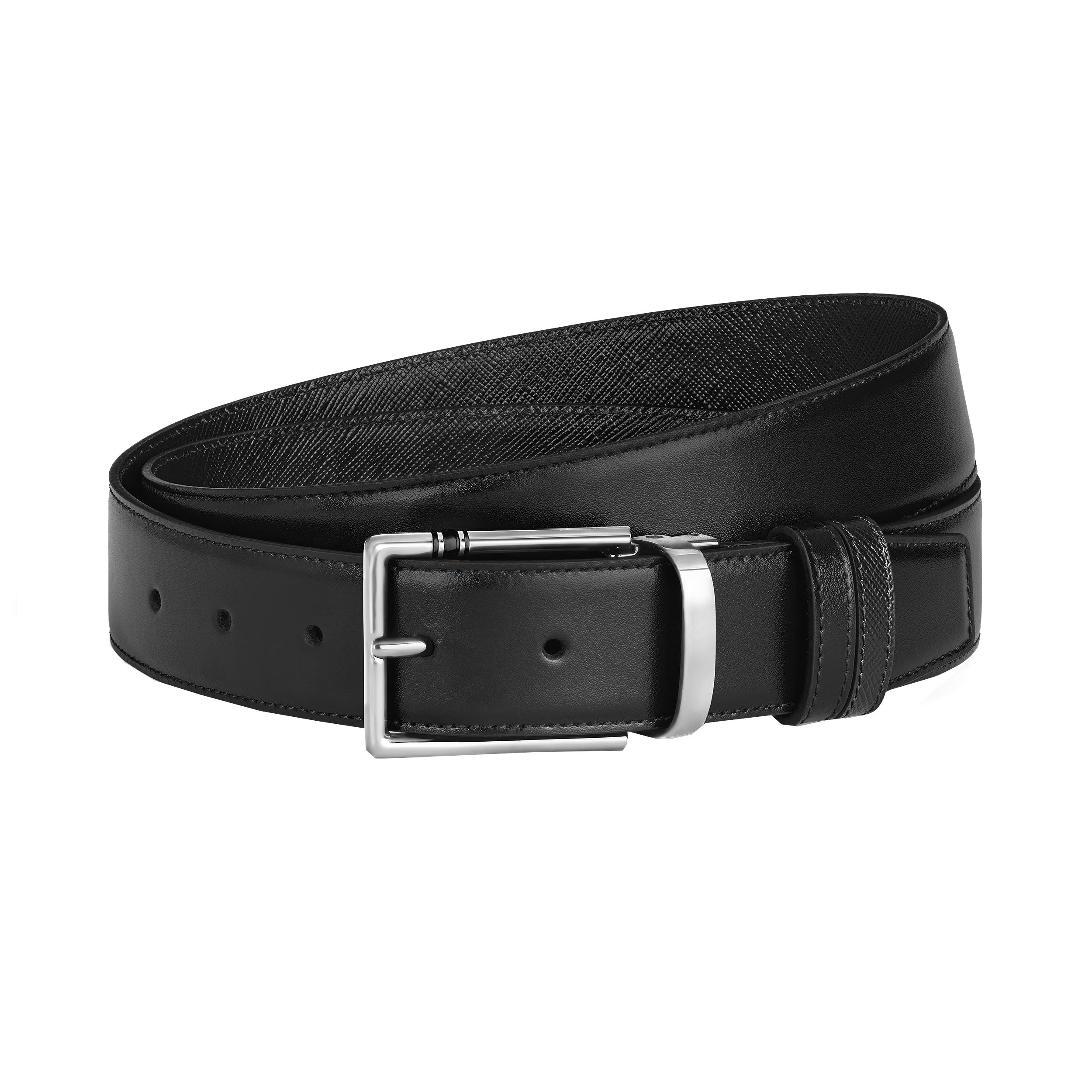Ceinture réversible 35 mm en cuir avec boucle rectangulaire Montblanc Meisterstück
