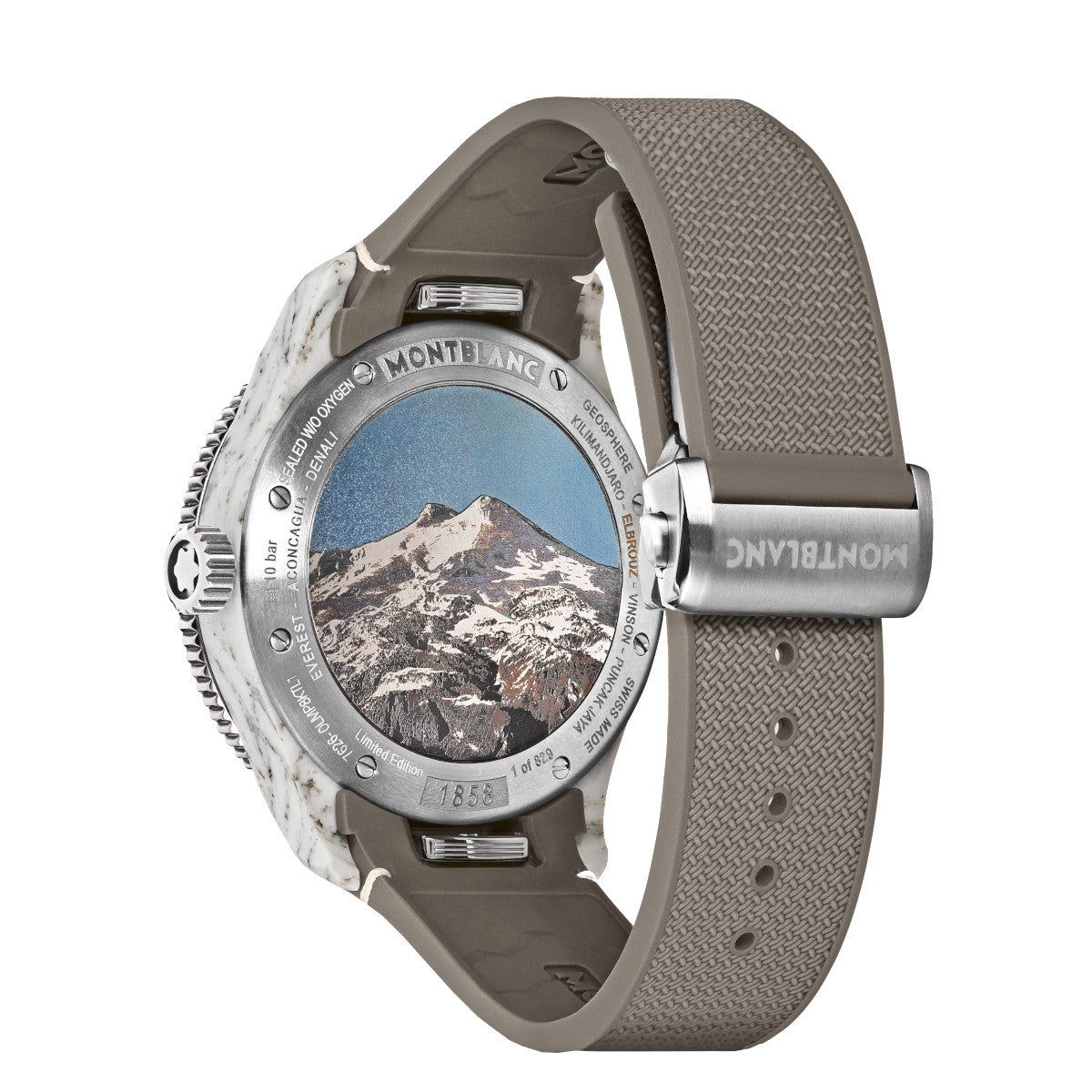 Montblanc 1858 Geosphere 0 Oxygen Mount Elbrouz Limited Edition - 829 pièces