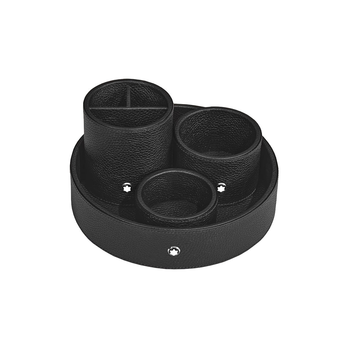 Piano da scrivania rotondo grande formato montblanc grana nera
