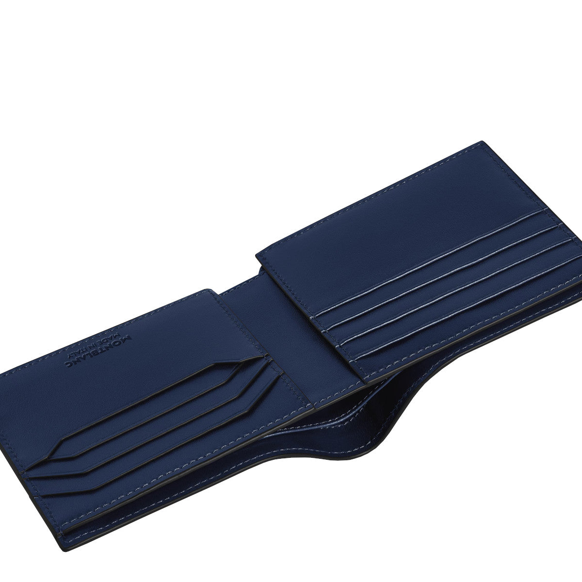 Montblanc 8cc Leather Wallet Meisterstück Black | Blue