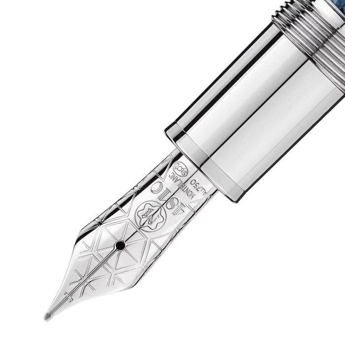 Montblanc Fountain Pen Meisterstück Blue Hour Solitaire LeGrand (M)