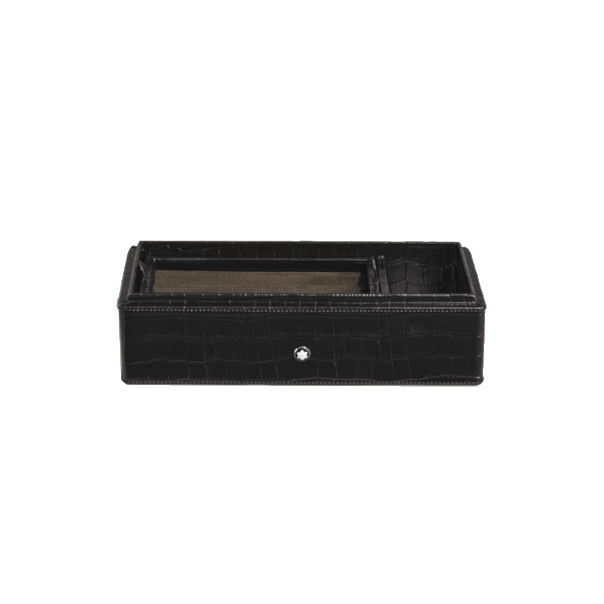 Accessoire de bureauMontblancBoîte à stylos Montblanc en cuir embossé croco