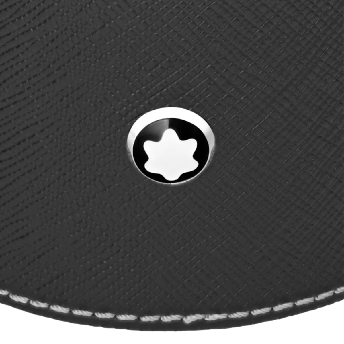 Accessoire de bureauMontblancPlateau de bureau rond en cuir noir Montblanc (moyen)