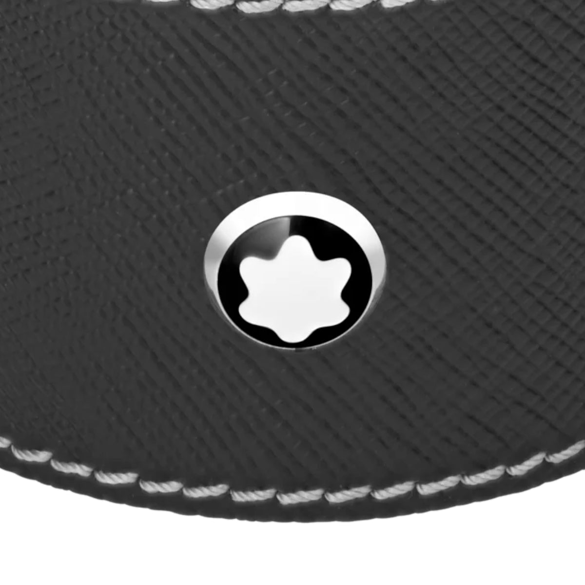 Accessoire de bureauMontblancPlateau de bureau rond en cuir noir Montblanc (petit)