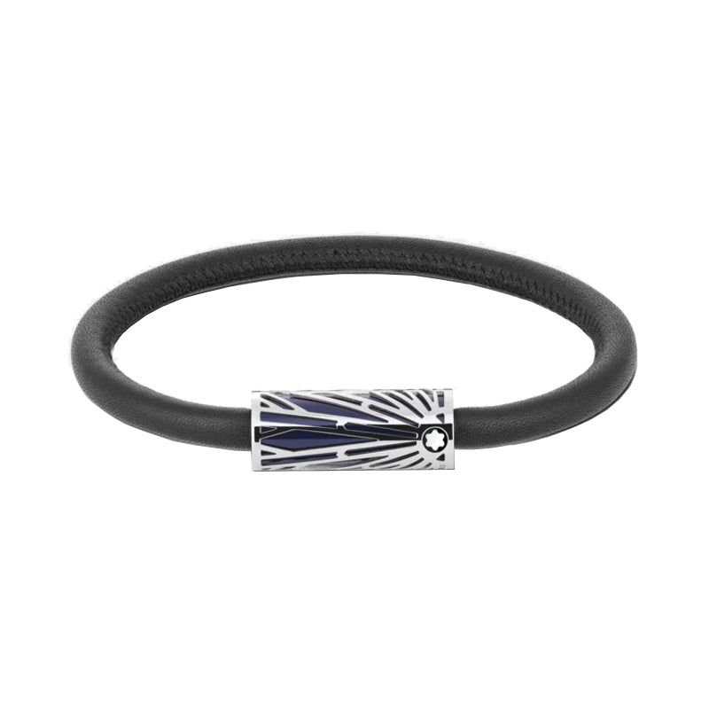 Bracelet hommeMontblancBracelet de la collection Montblanc Meisterstück The Origin, en bleuS