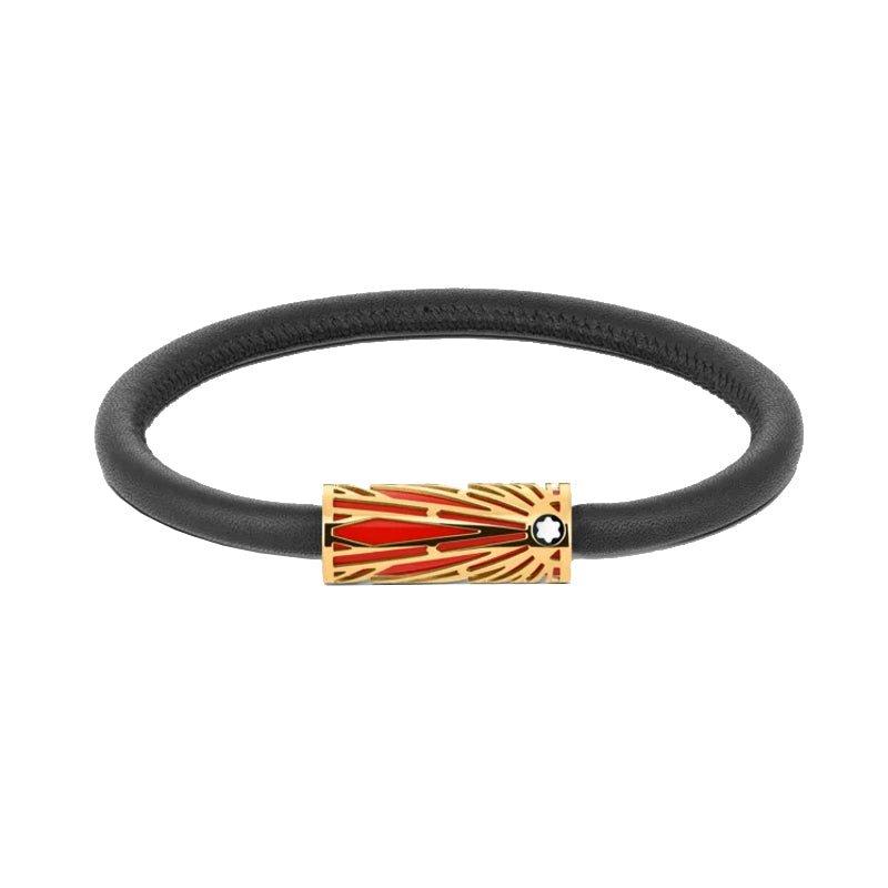 Bracelet hommeMontblancBracelet de la collection Montblanc Meisterstück The Origin, en teinte corailS