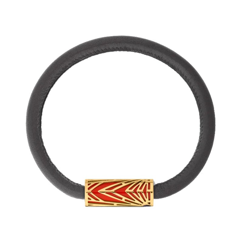 Bracelet hommeMontblancBracelet de la collection Montblanc Meisterstück The Origin, en teinte corailS