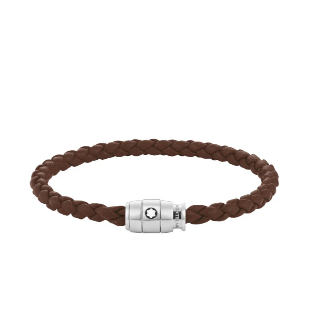 Bracelet hommeMontblancBracelet medium, cuir souple, Marron fauveS