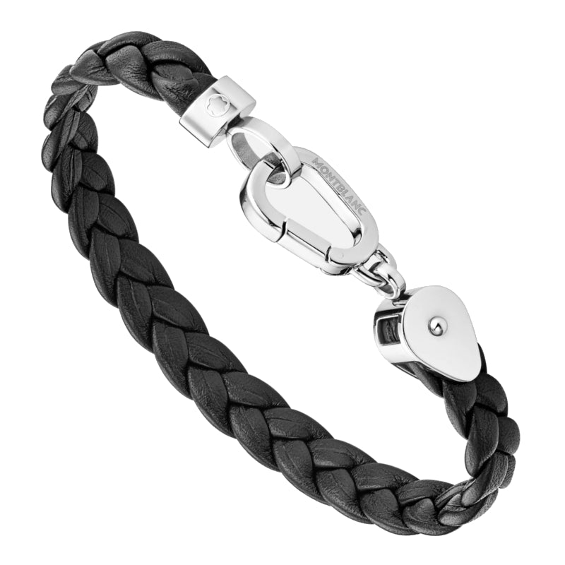 Bracelet hommeMontblancBracelet Montblanc Wrap Me en Cuir TresséS