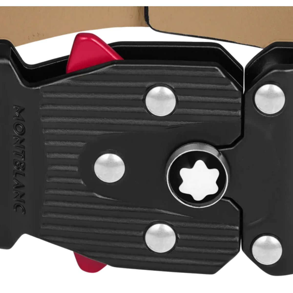Bracelet hommeMontblancBracelet noir avec boucle en acier collection Montblanc Extreme 3.0