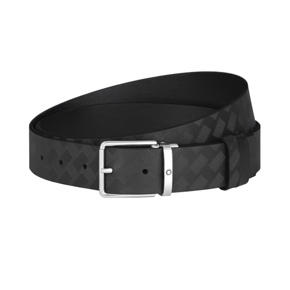 Ceinture hommeMontblancCeinture Réversible 35 mm à boucle Rectangulaire Montblanc Cuir Extreme Noir