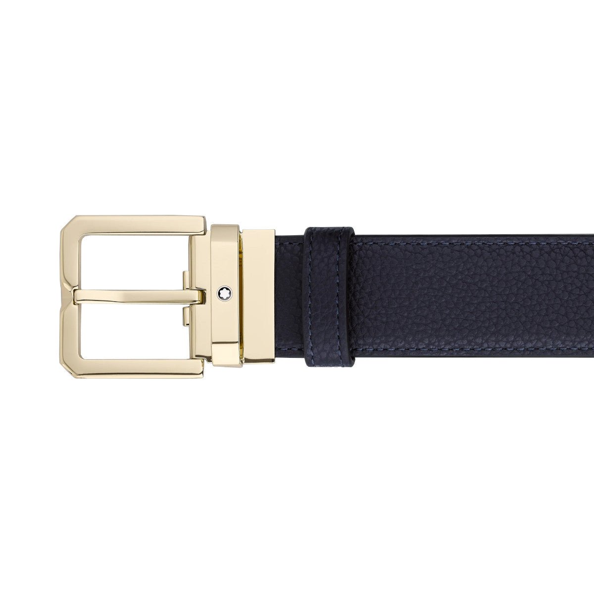 Ceinture hommeMontblancCeinture réversible de 35 mm en cuir bleu nuit/noir