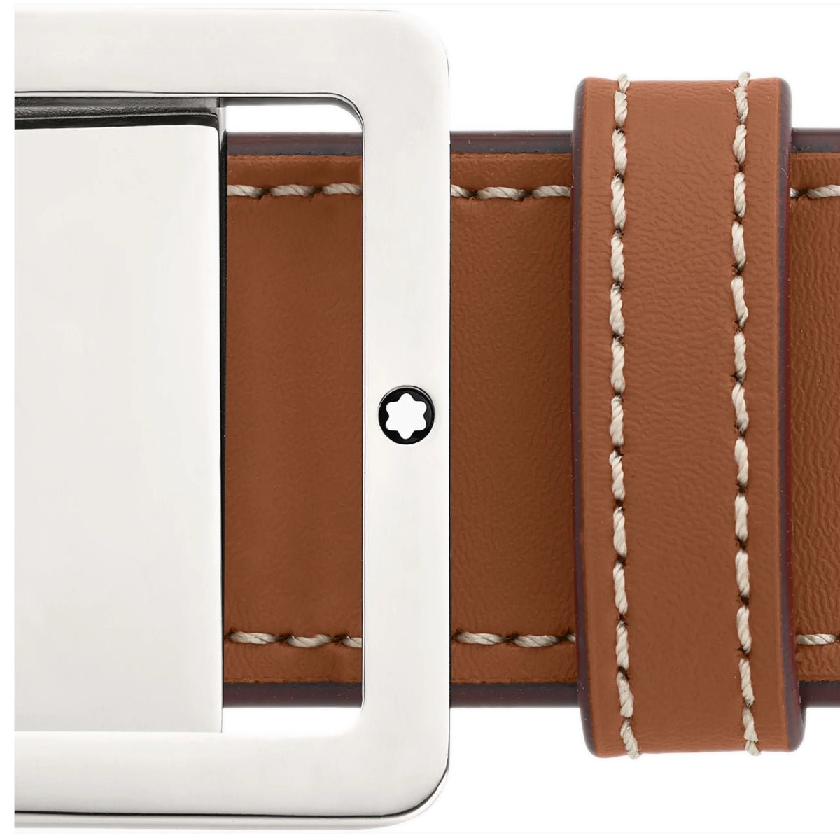 Ceinture hommeMontblancCeinture Réversible De 35 Mm En Cuir Naturel/Gris