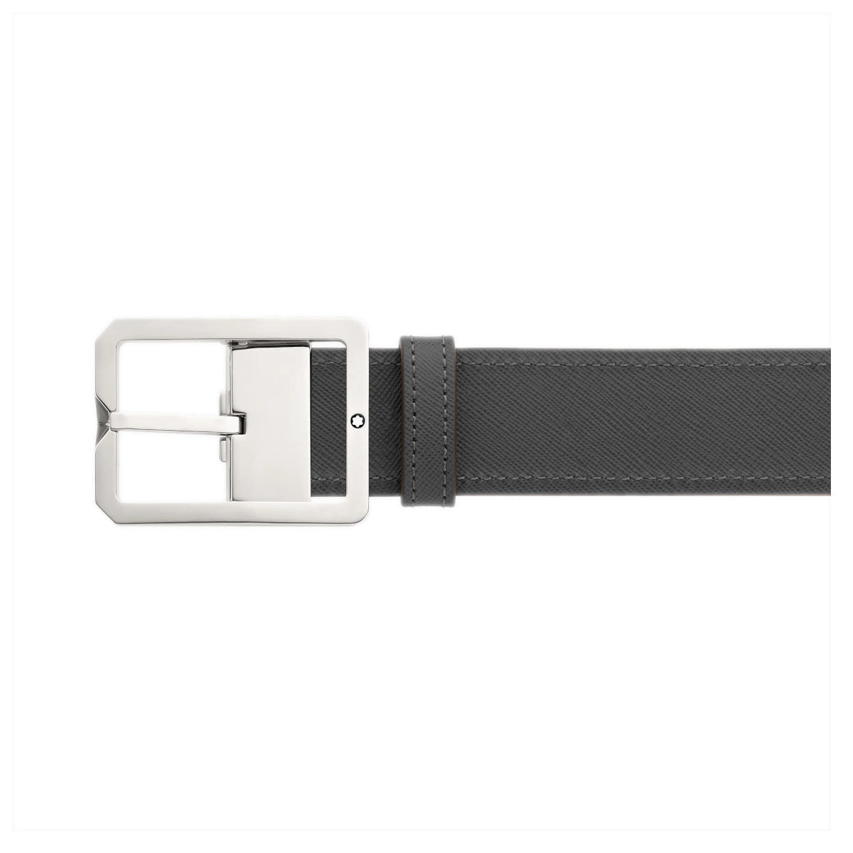 Ceinture hommeMontblancCeinture Réversible De 35 Mm En Cuir Naturel/Gris