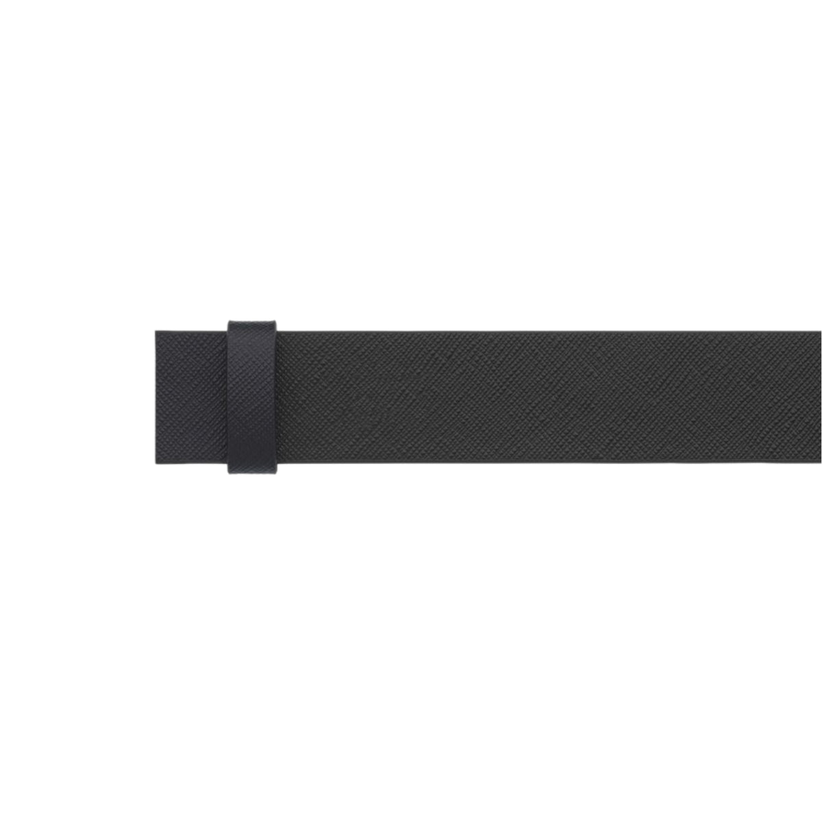 Ceinture hommeMontblancCeinture Réversible en Cuir Saffiano Imprimé Mastic/Noir
