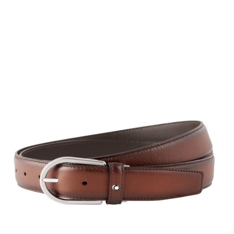 Ceinture hommeMontblancMontblanc Ceinture affaires à couper selon la taille marron