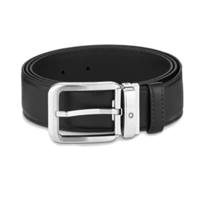 Ceinture hommeMontblancMontblanc Ceinture de 35 mm en cuir noir