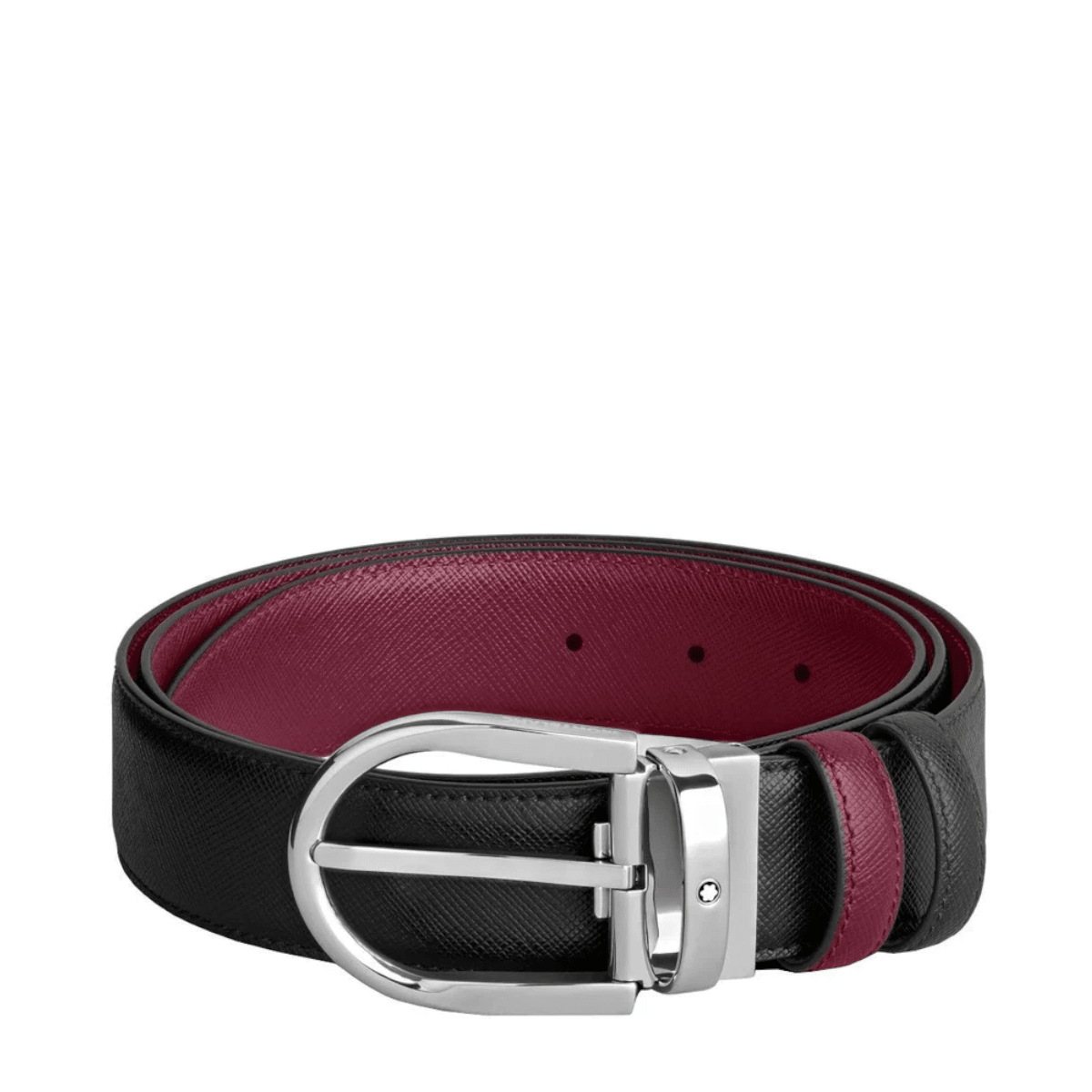 Ceinture hommeMontblancMontblanc Ceinture Montblanc réversible 35 mm avec boucle en fer à cheval en cuir
