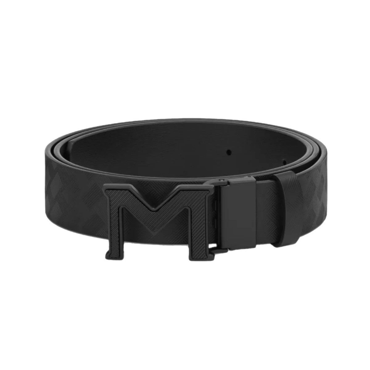 Ceinture hommeMontblancMontblanc Ceinture Réversible De 35 Mm Avec Boucle M Extreme 3.0 En Cuir Noir/Noir Lisse