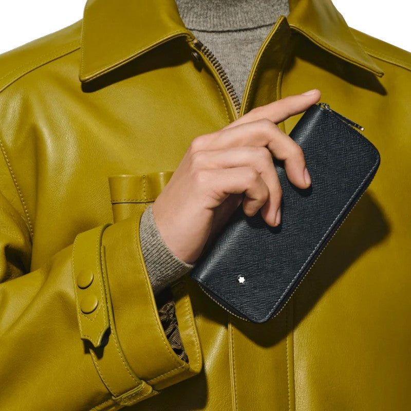 Étui pour styloMontblancÉtui zippé pour 2 instruments d'écriture Montblanc Sartorial