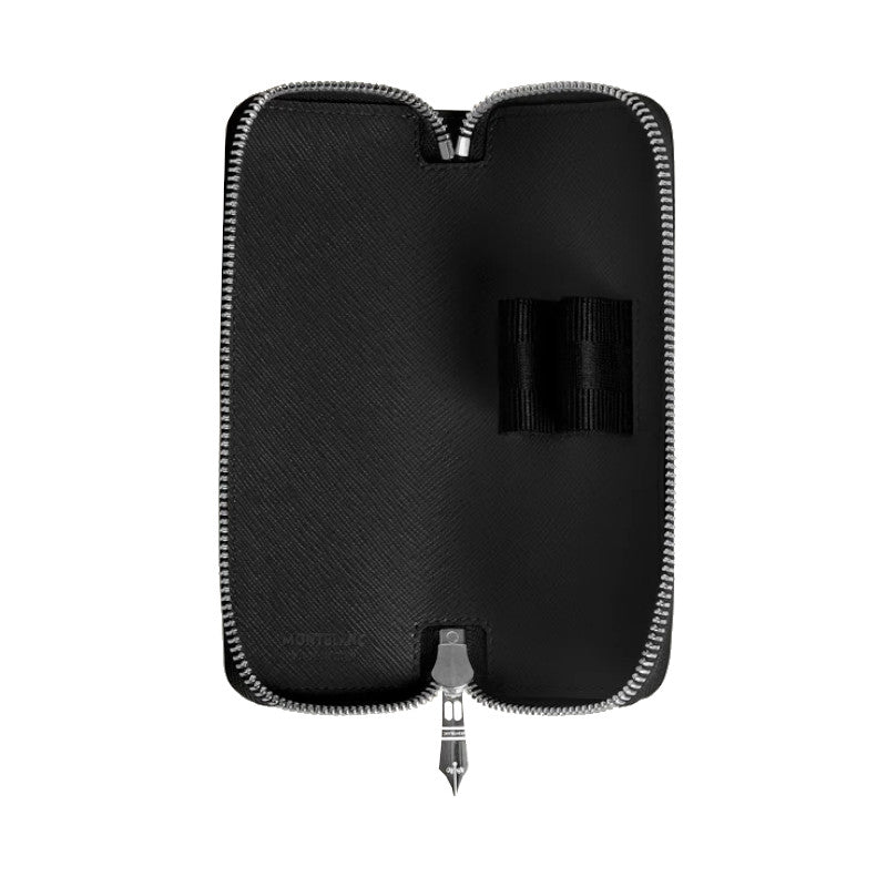 Étui pour styloMontblancÉtui zippé pour 2 instruments d'écriture Montblanc Sartorial