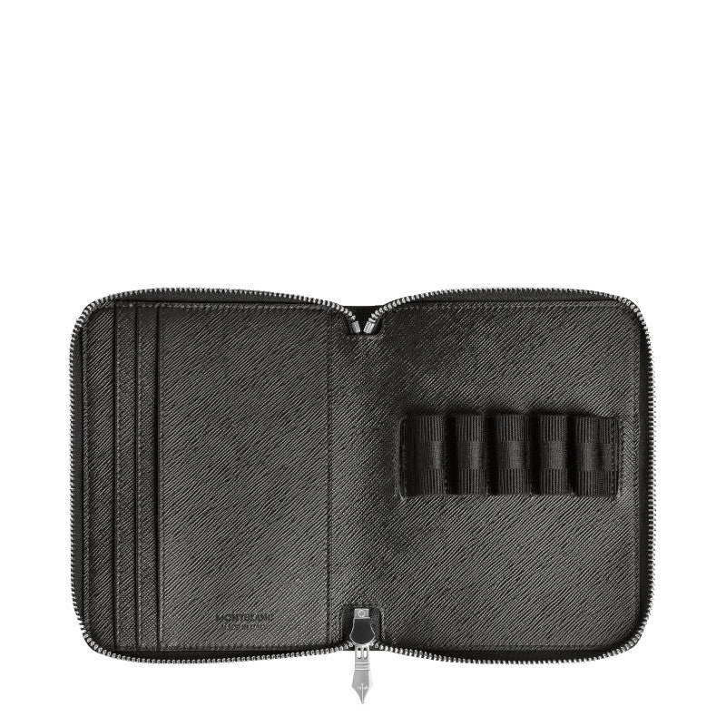 Étui pour styloMontblancÉtui zippé pour 5 instruments d'écriture Montblanc Sartorial