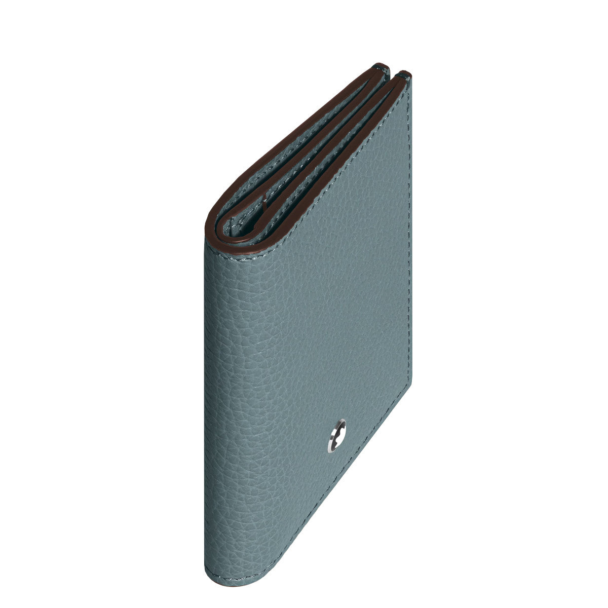 Montblanc 4cc Mini Wallet in Black Grained Leather