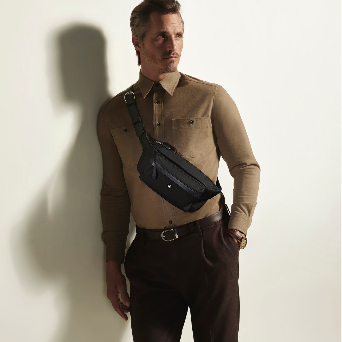 Montblanc Black Panorama Belt Bag