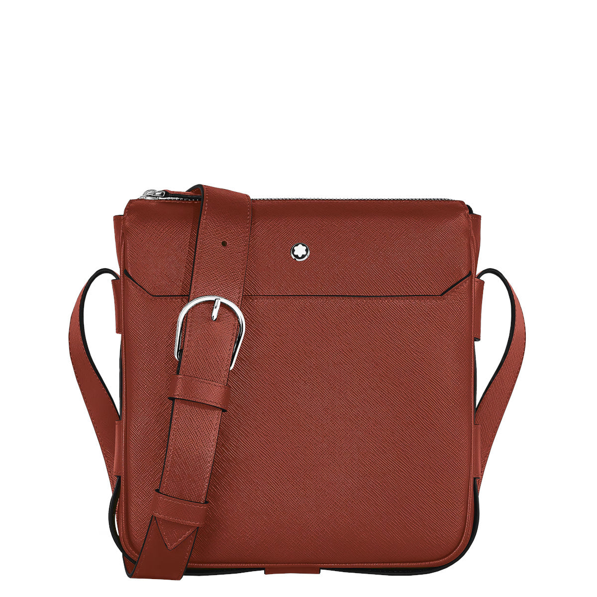 Borsa Messenger verticale in pelle Montblanc Sartorial Rouge
