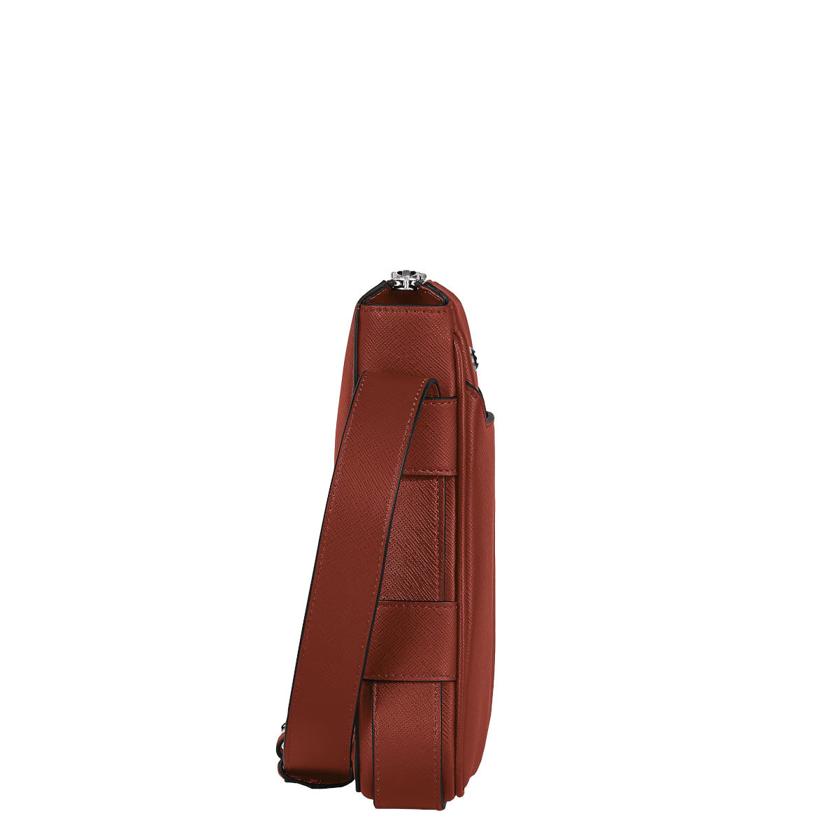 Borsa Messenger verticale in pelle Montblanc Sartorial Rouge