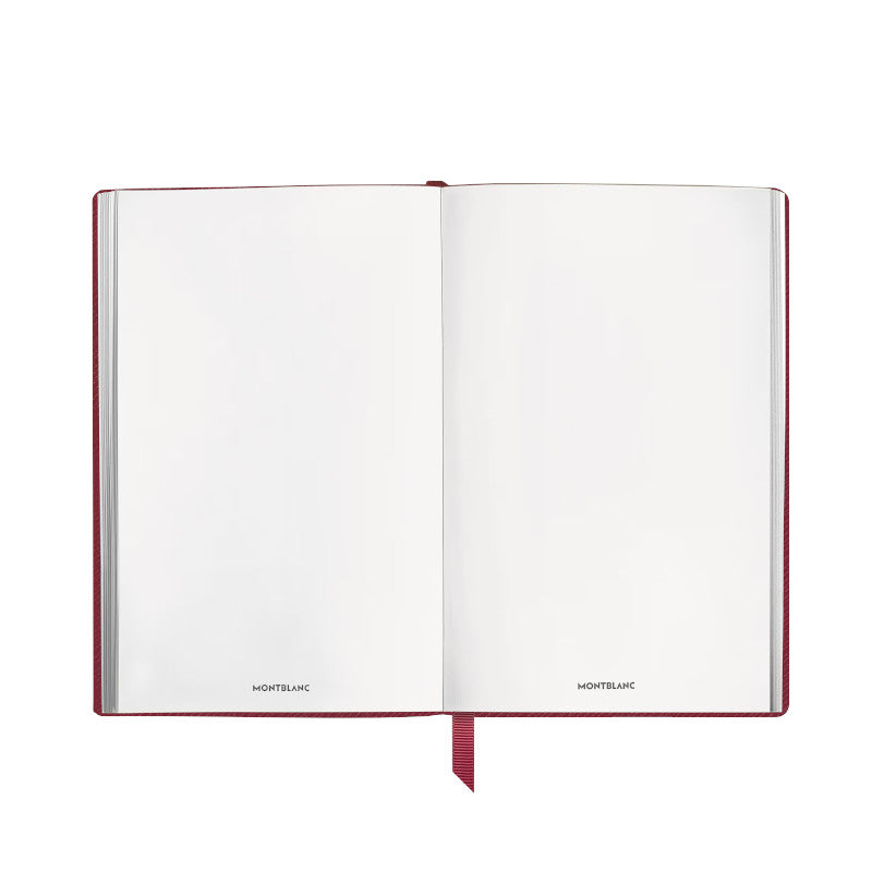 Small Leather Notebook Sartorial, White Pages