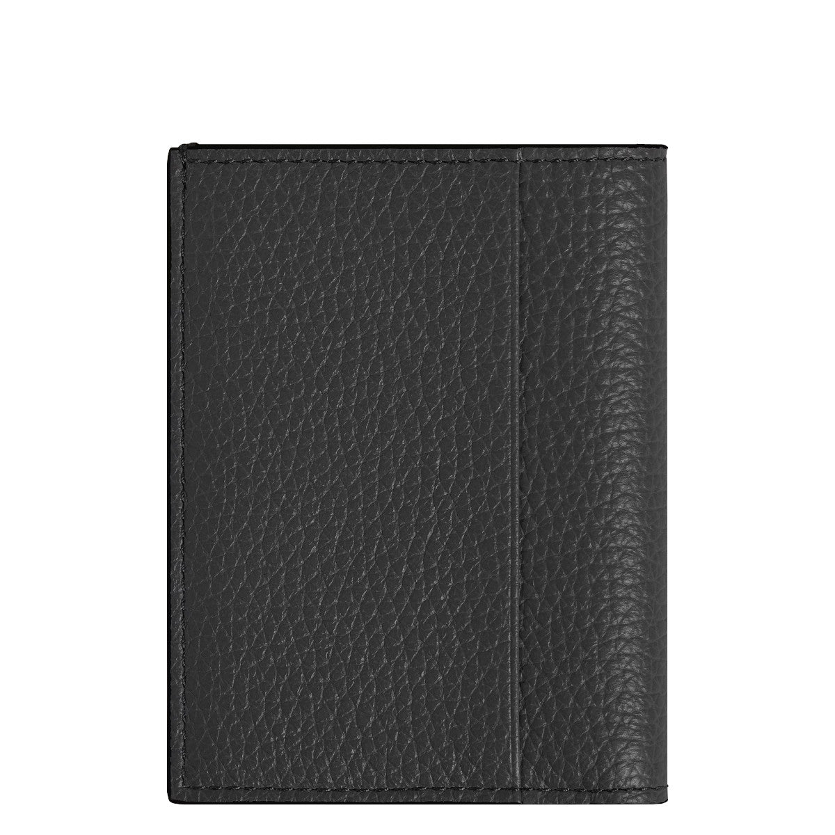 Montblanc 4cc Mini Wallet in Black Grained Leather