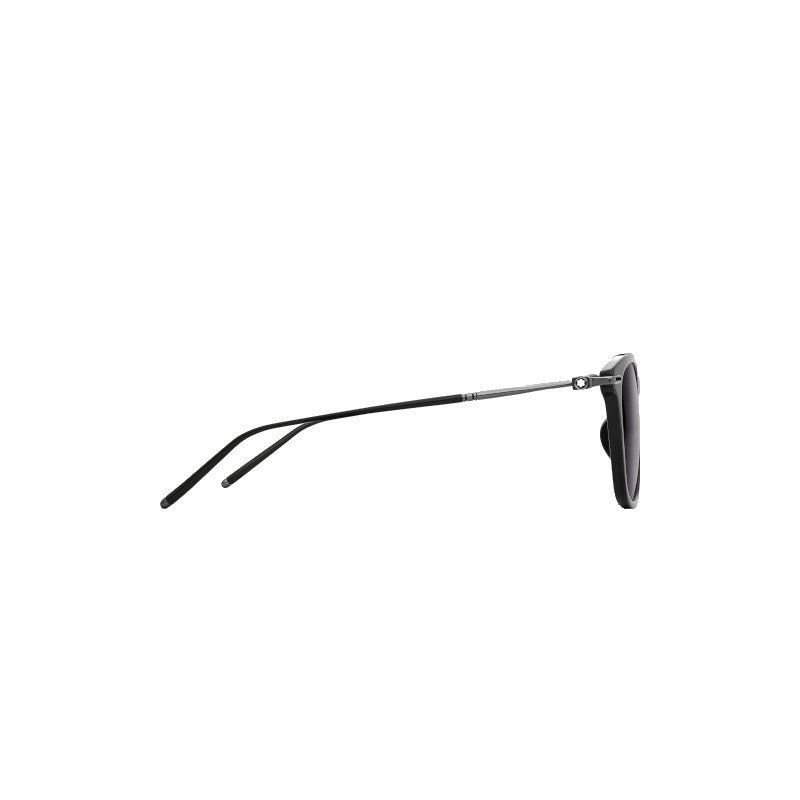 MontblancLunettes de soleil rectangulaires à monture en acétate noir