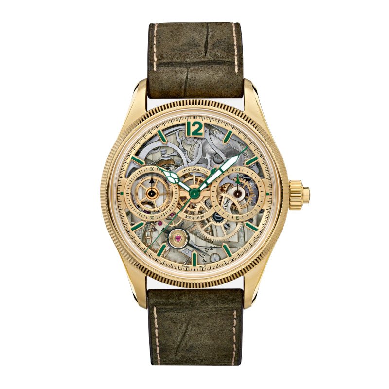 MontreMontblancMontre Montblanc 1858 The Unveiled Secret Minerva Monopusher Chronograph Limited Edition - 18 pièces