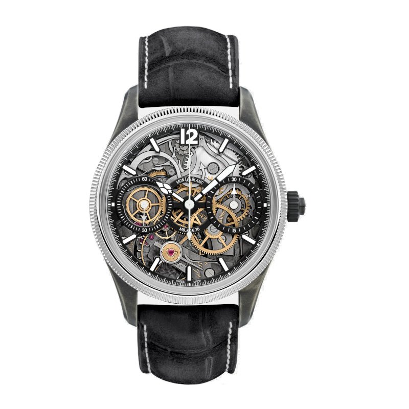 MontreMontblancMontre Montblanc 1858 The Unveiled Secret Minerva Monopusher Chronograph Limited Edition - 88 pièces