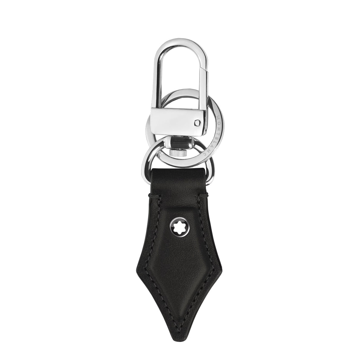 Montblanc leather feather keychain Meisterstück