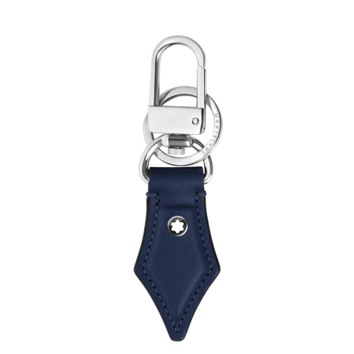 Montblanc leather feather keychain Meisterstück
