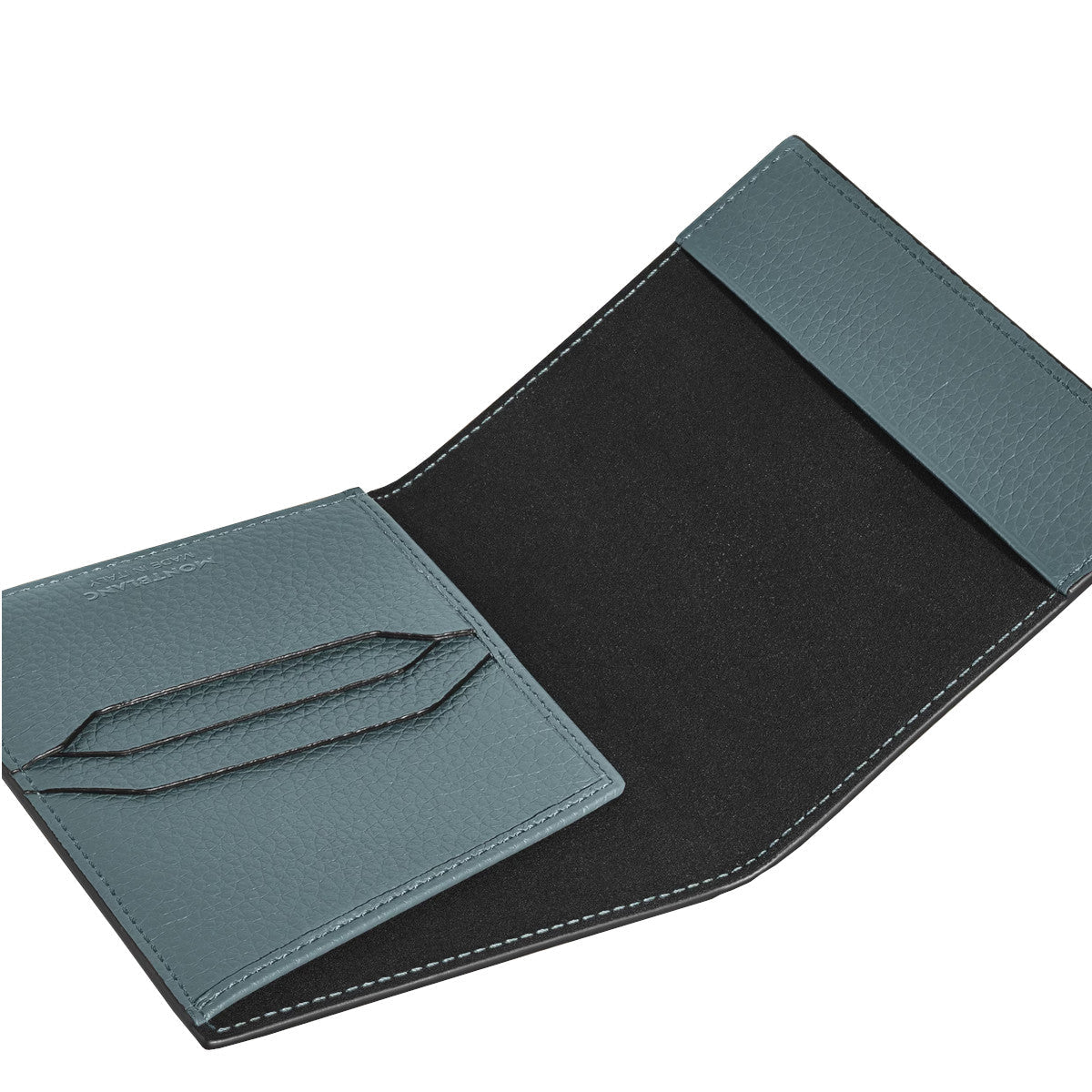 Porte-passeportMontblancPorte-Passeport Montblanc en Cuir Grainé Bleu