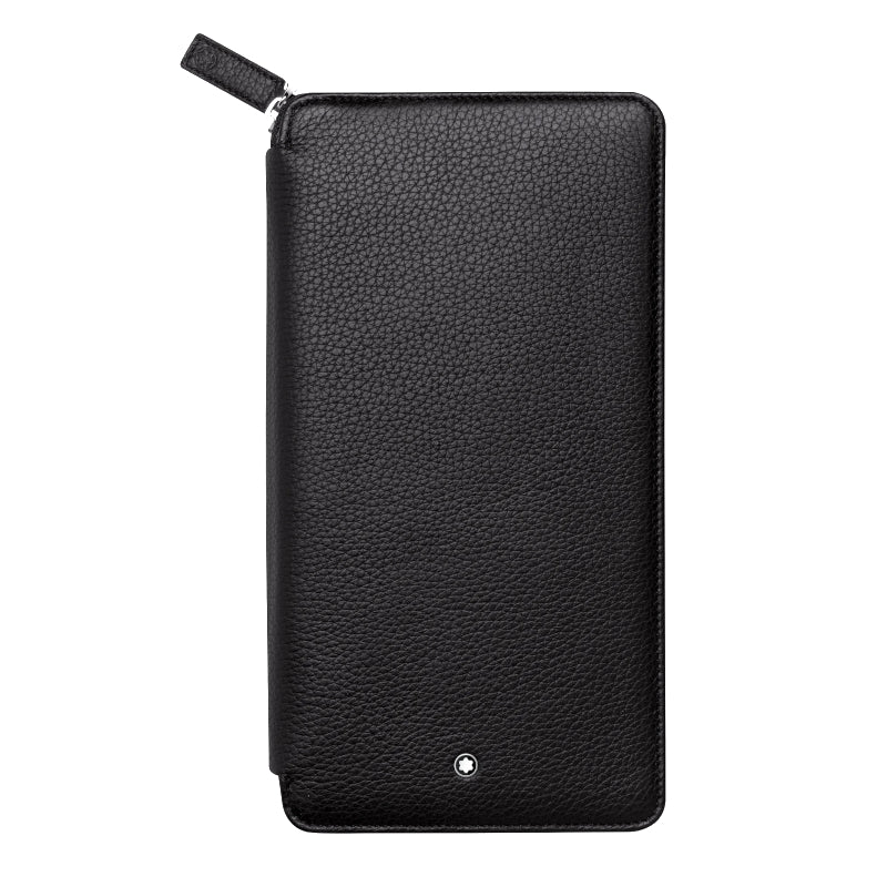 PortefeuilleMontblancPortefeuille de voyage 13cc zippé Montblanc Meisterstück Soft Grain