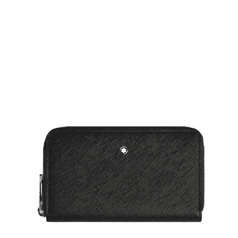 PortefeuilleMontblancPortefeuille zippé 12cc Montblanc Sartorial moyen format