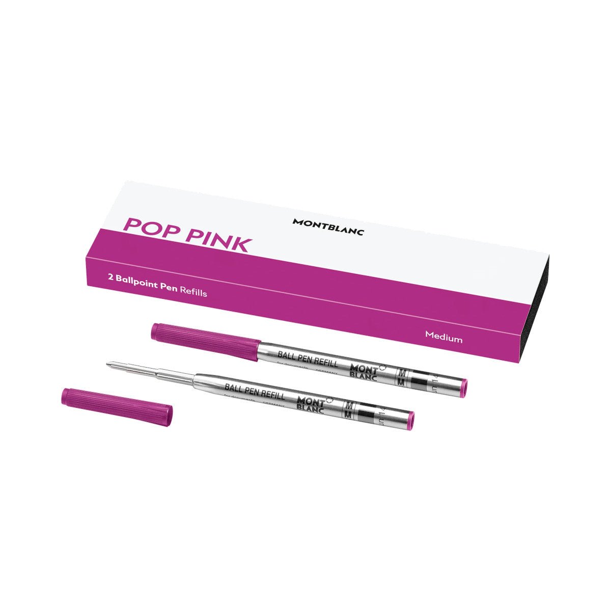 Recharge stylo billeMontblanc2 recharges pour stylo bille (M) Montblanc , Pope Pink