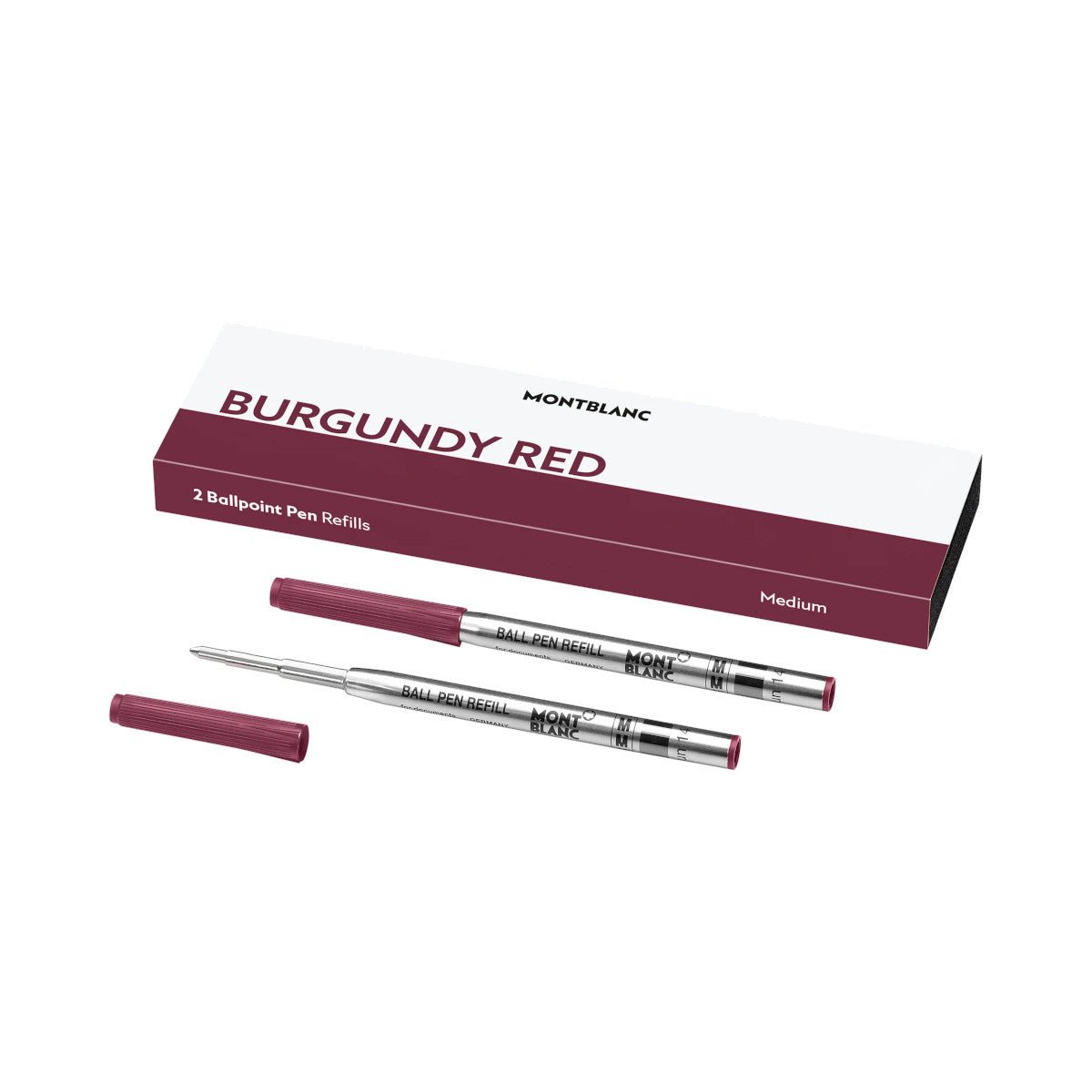 Recharge stylo billeMontblanc2 recharges pour stylo bille (M)Montblanc , Burgundy Red