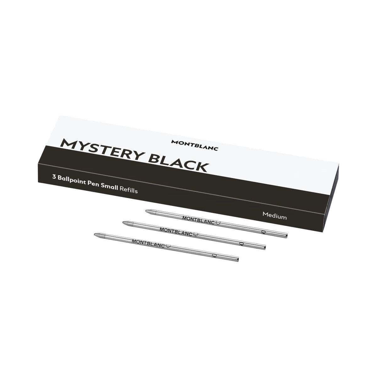 Recharge stylo billeMontblanc3 recharges pour stylo bille petit modele Mystery Black