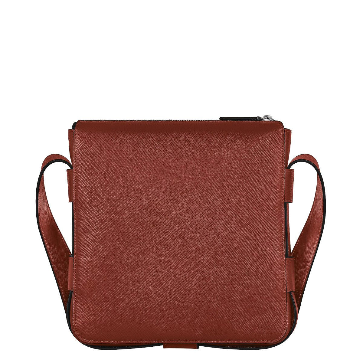 Sacoche à bandoulièreMontblancSac Messenger vertical en cuir Montblanc Sartorial Rouge