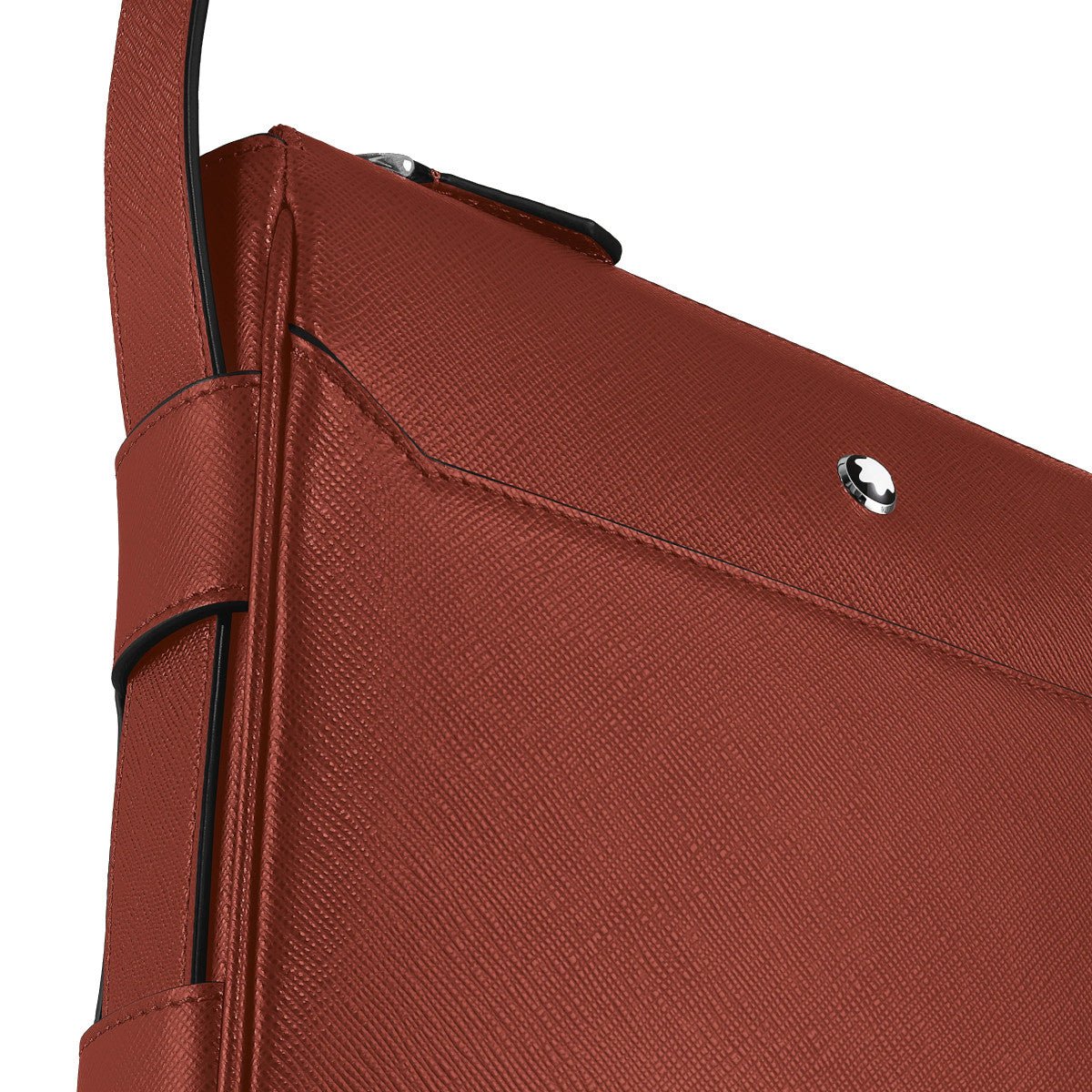 Sacoche à bandoulièreMontblancSac Messenger vertical en cuir Montblanc Sartorial Rouge