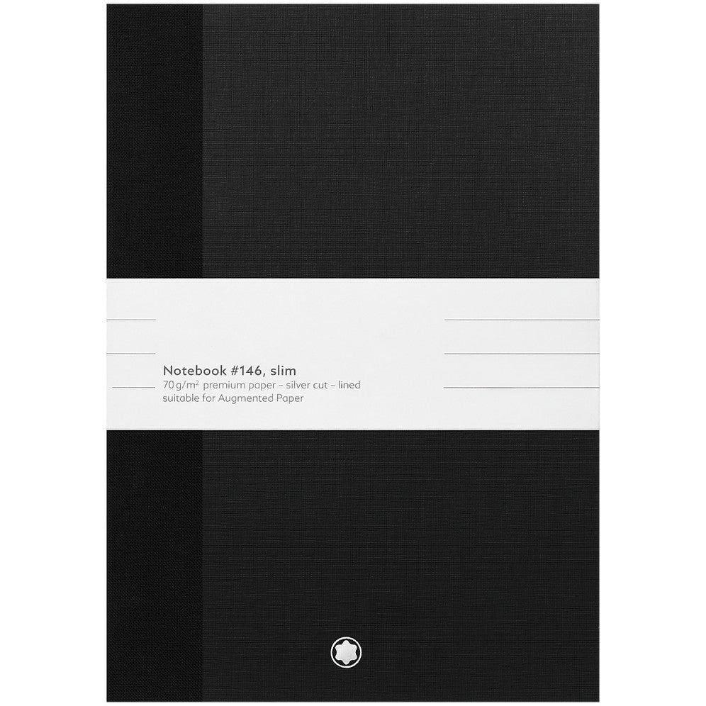 Carnet de noteMontblanc2 Carnets 146 Montblanc Fine Stationery Slim, avec Pages Blanches