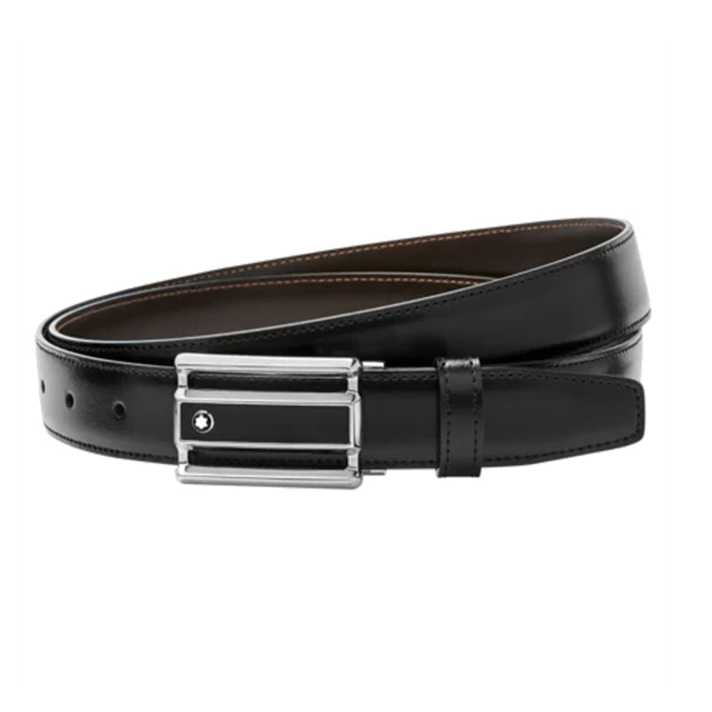 Ceinture hommeMontblancMontblanc Ceinture affaires réversible noire/marron à couper selon la taille