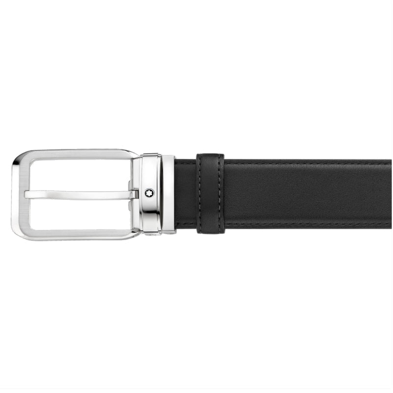 Ceinture hommeMontblancMontblanc Ceinture de 35 mm en cuir noir